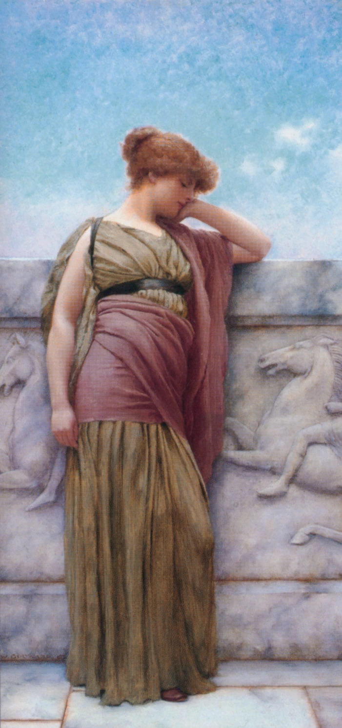 Appoggiandosi al balcone 1892 - Auckland Art Gallery Toi o Tāmaki
